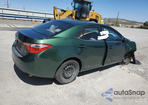 2014 Toyota Corolla L from USA, damaged, VIN 2T1BURHE0EC018285